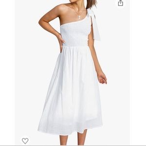 White midi sundress